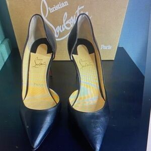 Free People Black Pointed Heels